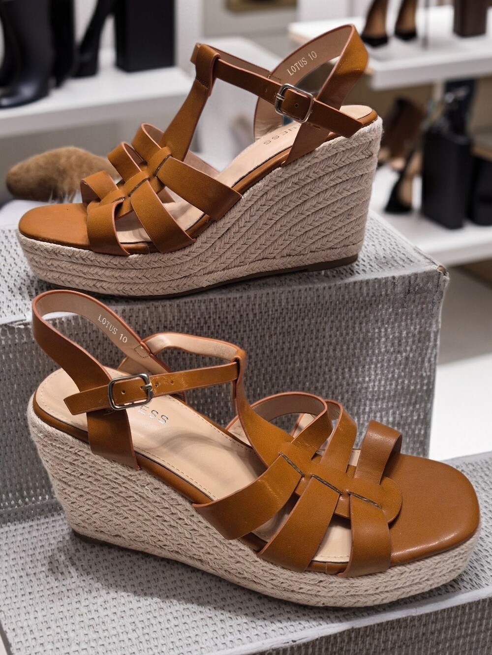 Berness Lotus Wedge Espadrille Sandals Women's Sz 10 New $150